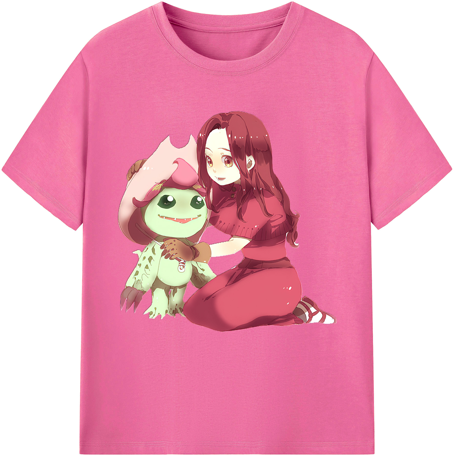 （画像用） Digimon デジタルモンスター/デジモン レディースカジュアルプリントTシャツ（綿100％）